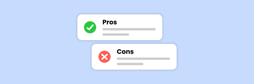 Pros and Cons Structured Data